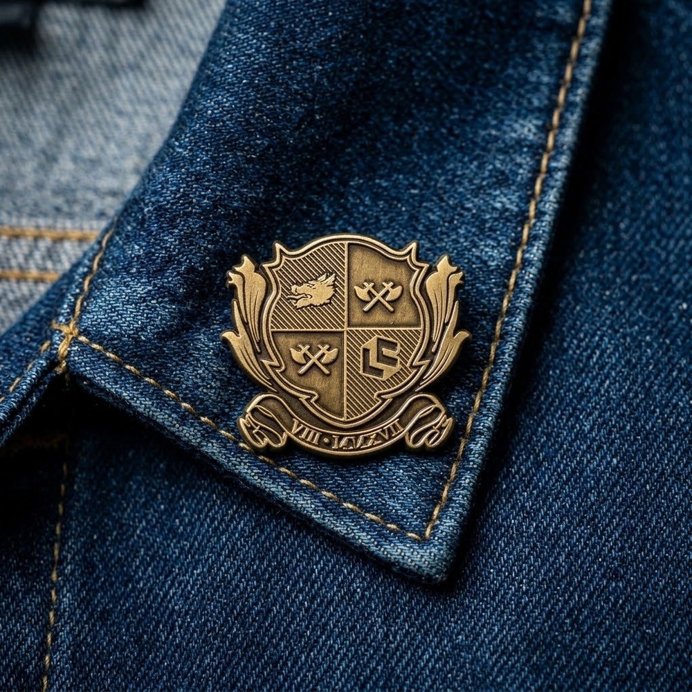 Loot Crate LootPins August 2017 Kingdom Crest Enamel Pin Collectible